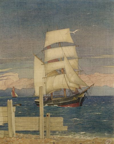 Tall Ship by Joseph Edward Southall